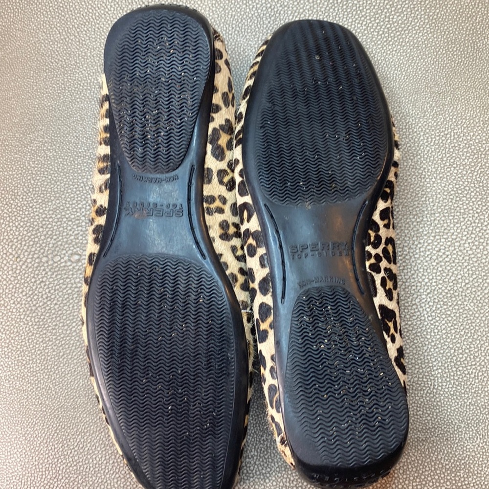 Sperry Top Sider Leopard Print Slip On Loafers Si… - image 5